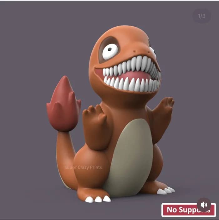 STL - halloweenhorrorcharmander2023 stl