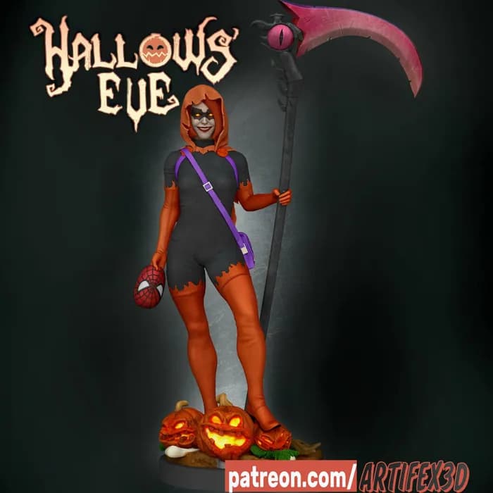 STL - hallows eve marvel sfw