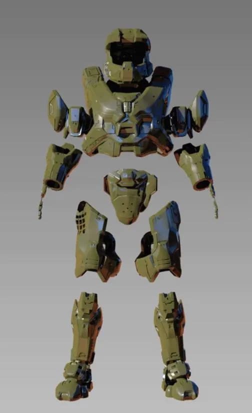 STL - halo 5 mk6 full armor from nikko