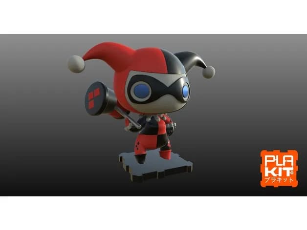 STL - harley quinn 3 render 2