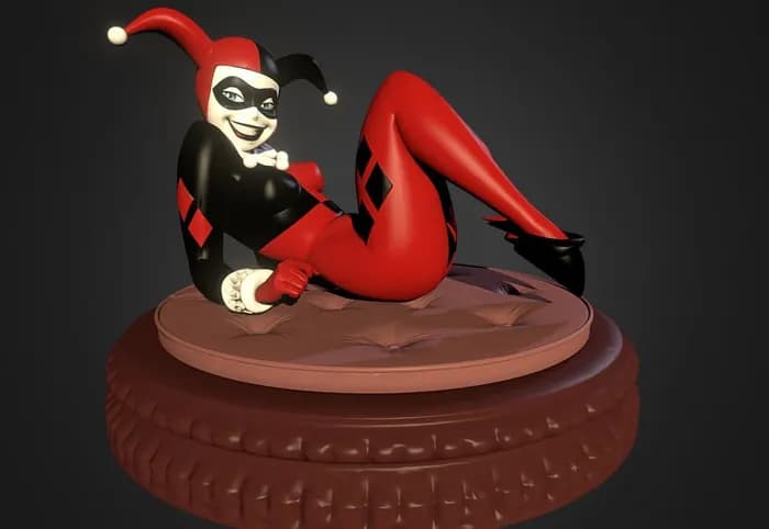 STL - harley quinn animated
