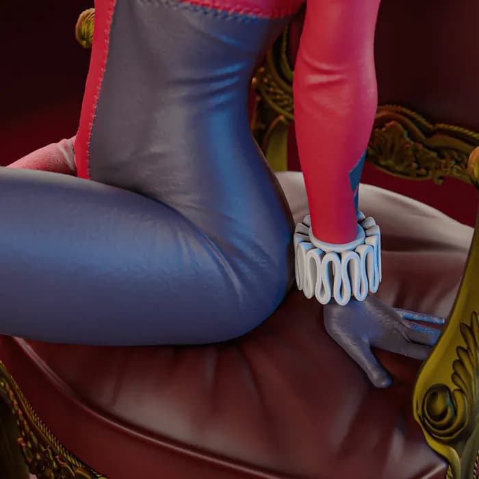 STL - Harley Quinn Clásica Figura render 3