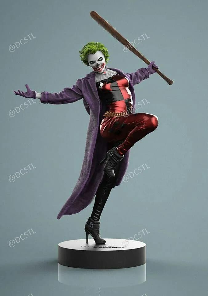 STL - Harley Quinn estilo Joker