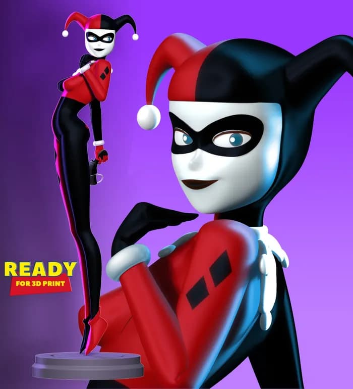 STL - harley quinn fanart