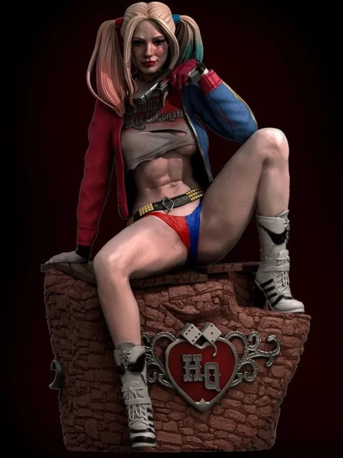STL - harley quinn3