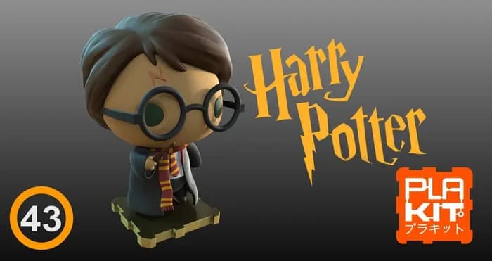 STL - harry potter chibi