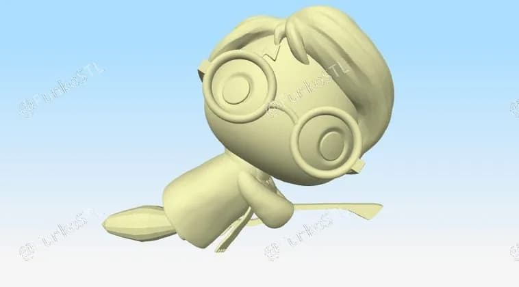 STL - Harry Potter Chibi Volador