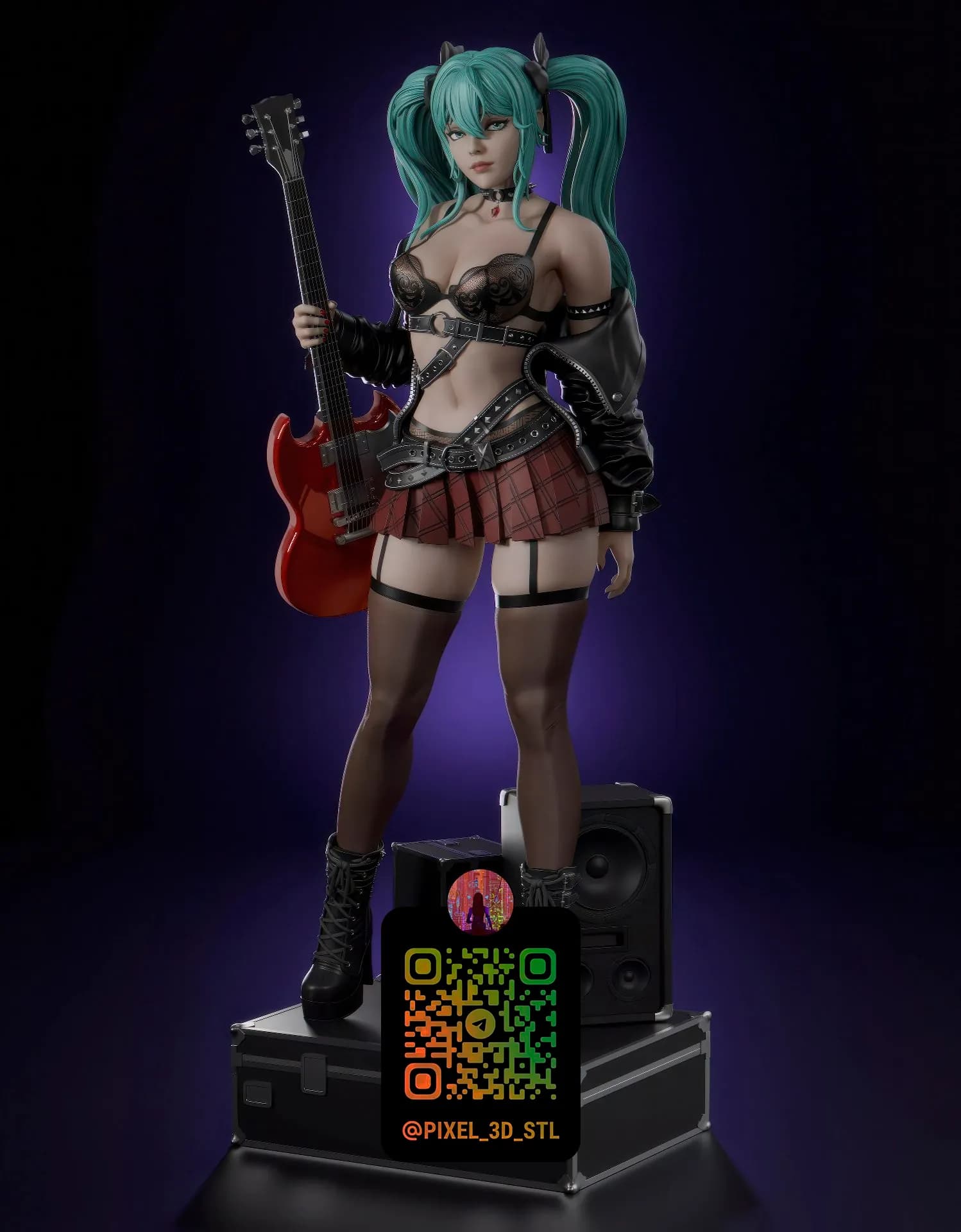 STL - Hatsune Miku Rockstar