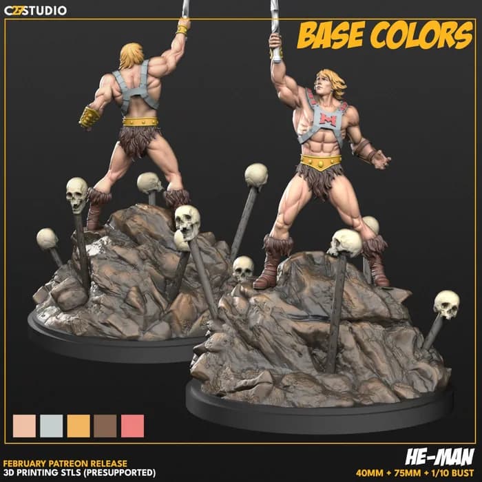 STL - He Man busto
