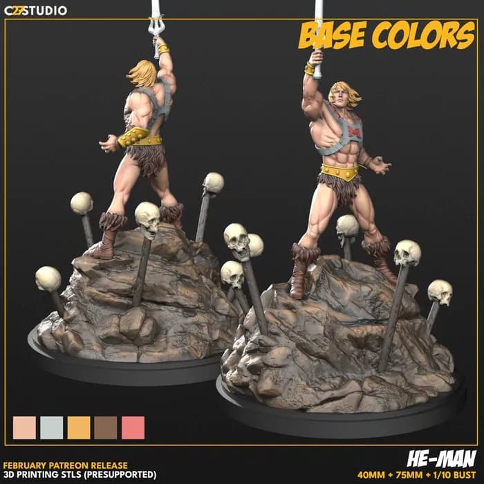 STL - He Man busto