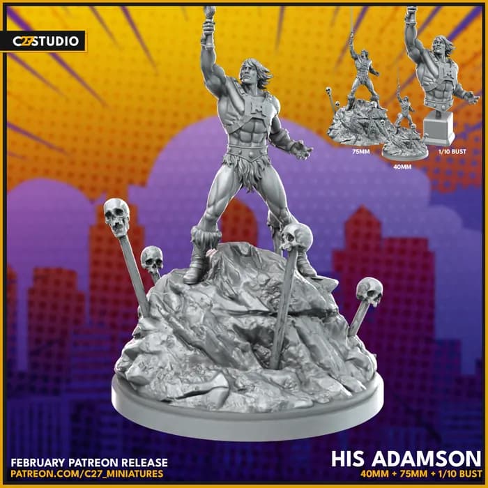 STL - He Man busto
