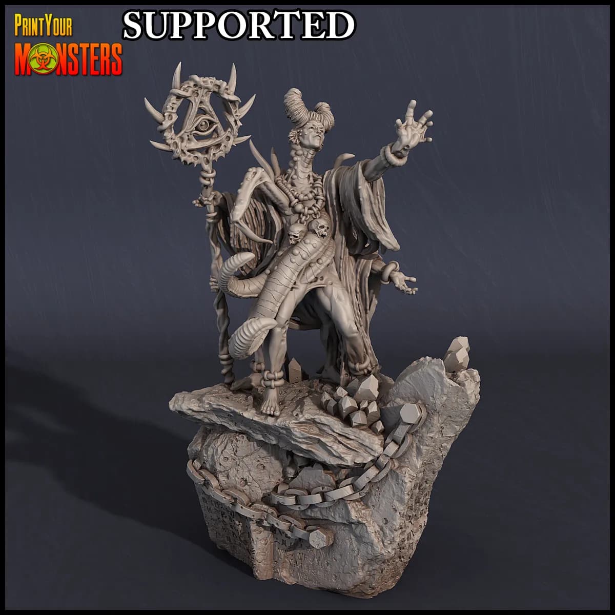 STL - Hechicero del Culto Oscuro