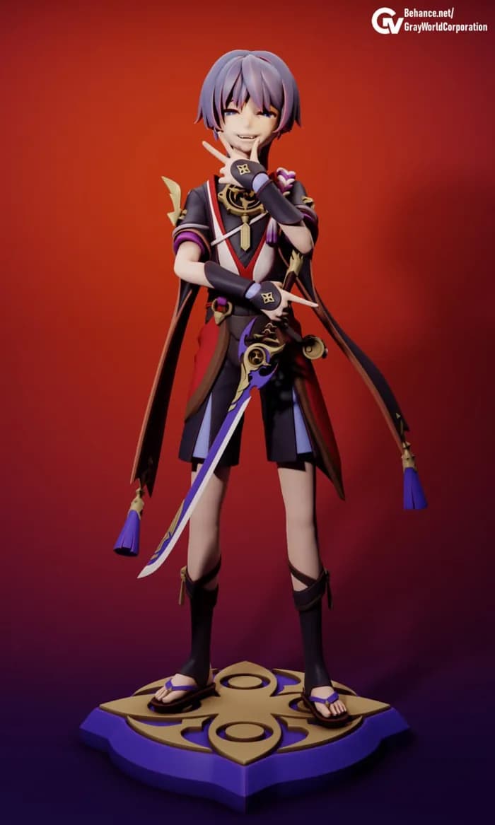 STL - hehe scaramouche
