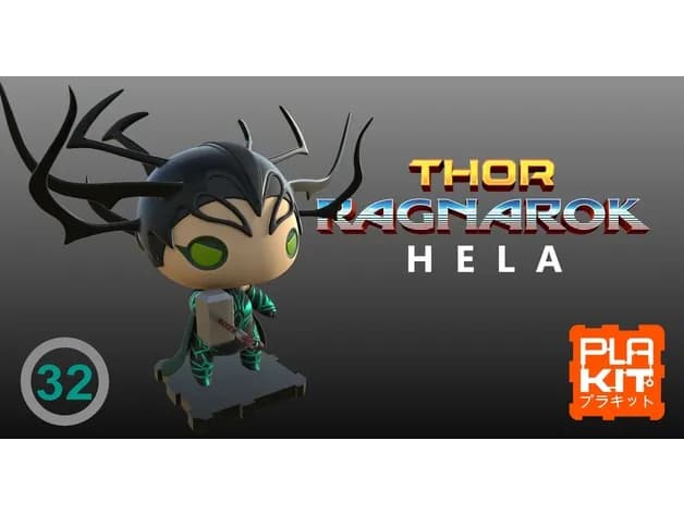 STL - hela thor ragnarok render 3