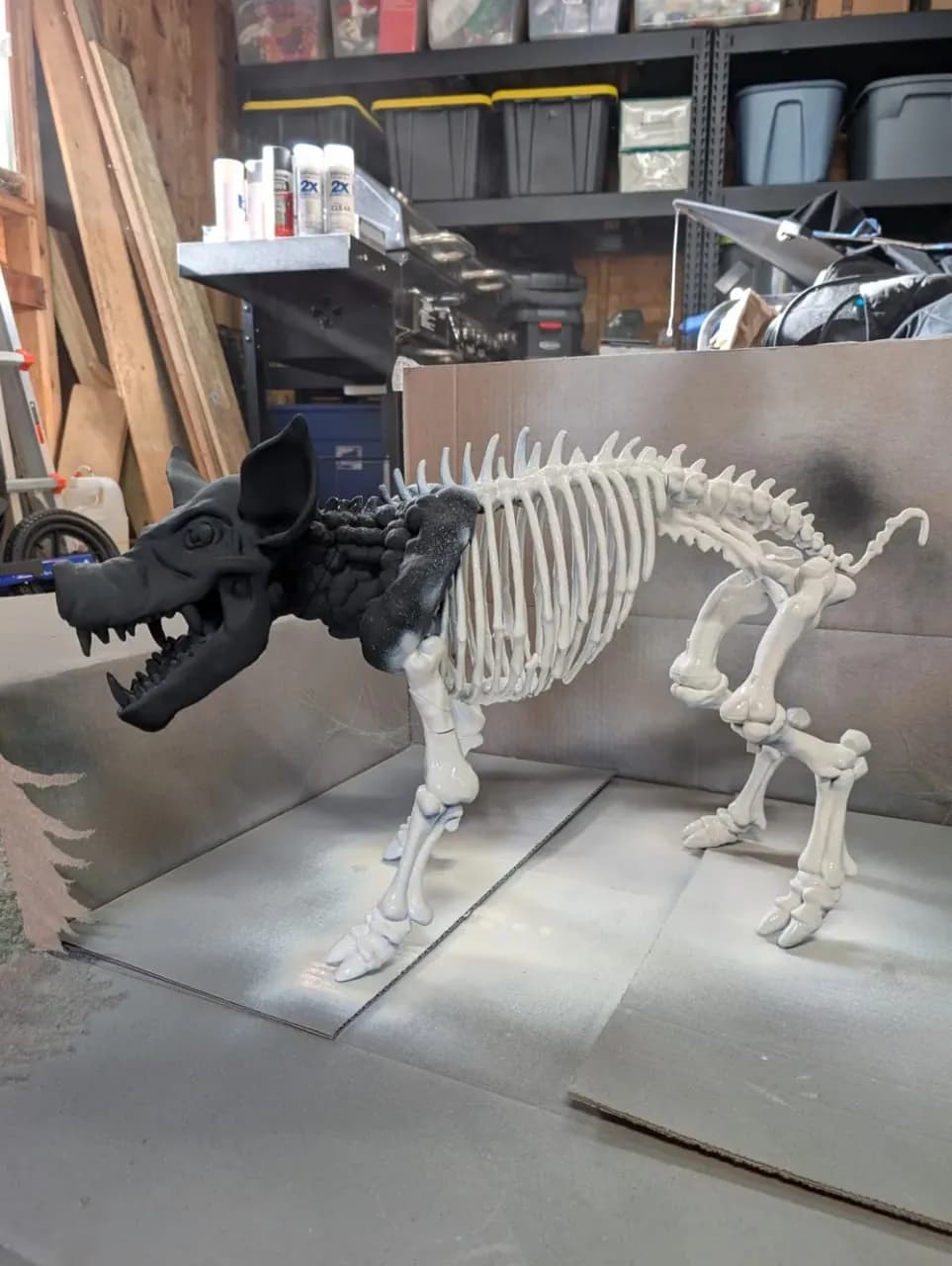STL - Hell Hog detallado render 4