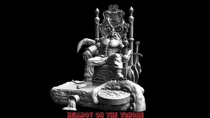 STL - hellboy trono