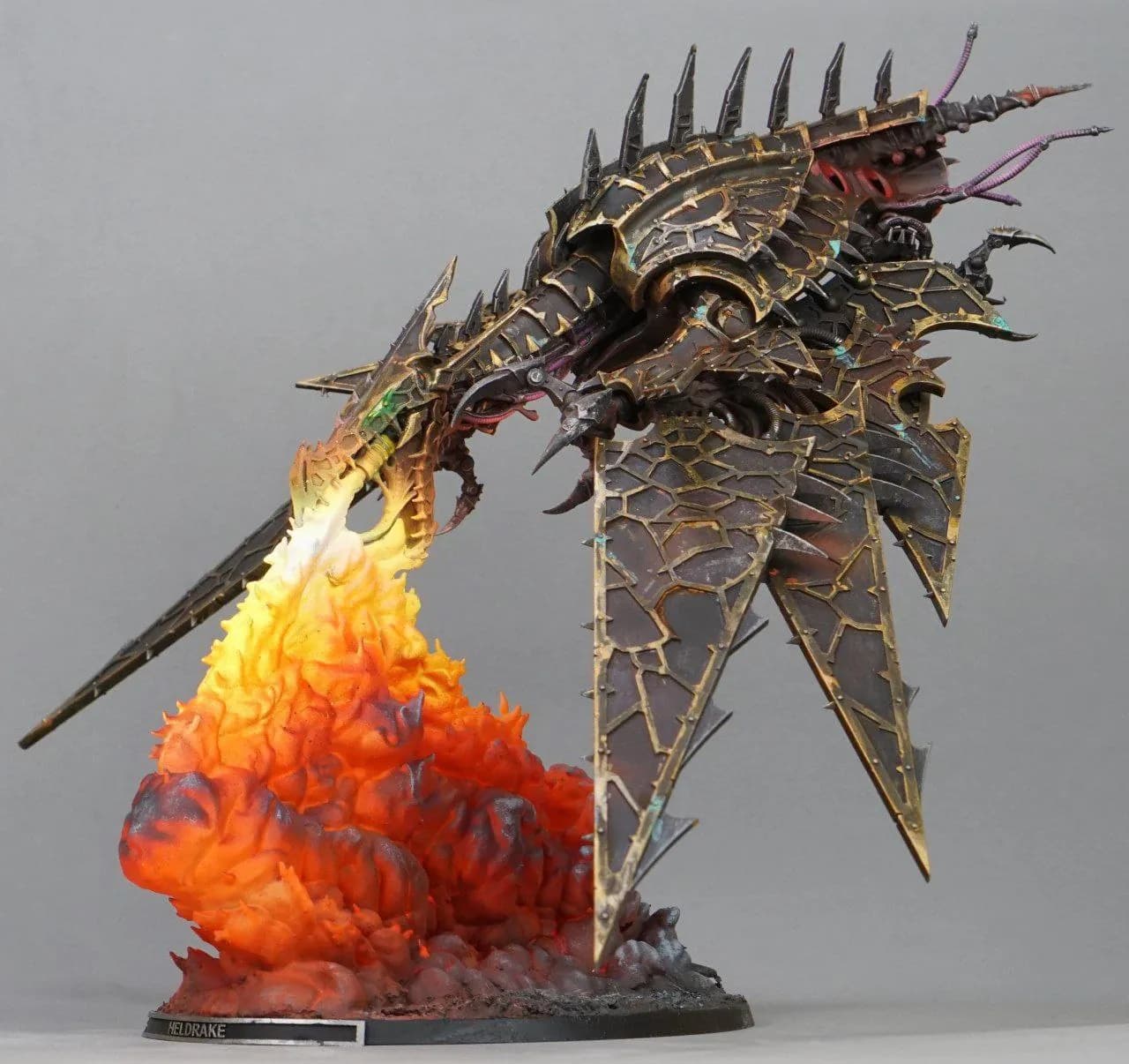 STL - Helldrake con Warpfire y Base
