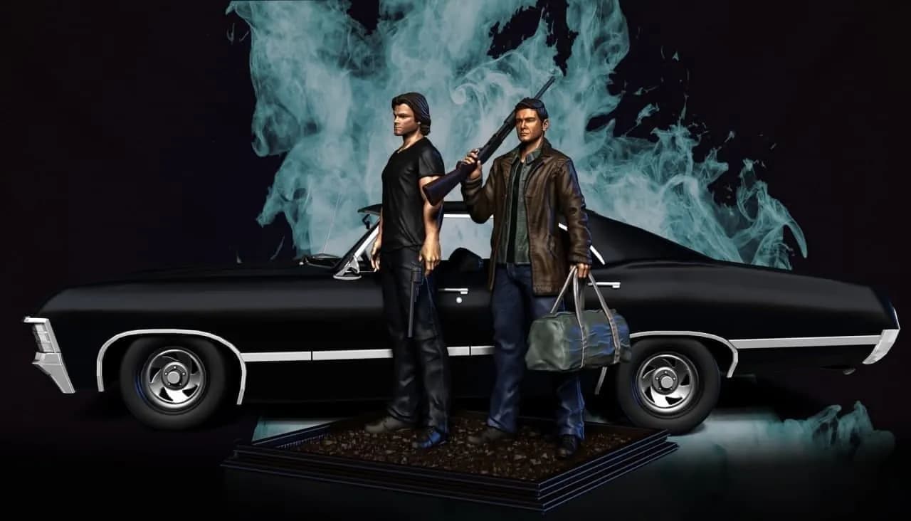 STL - Hermanos Supernaturales render 2