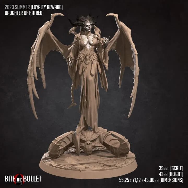 STL - Hija del Odio render 2