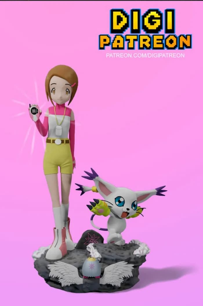 STL - hikari and tailmon
