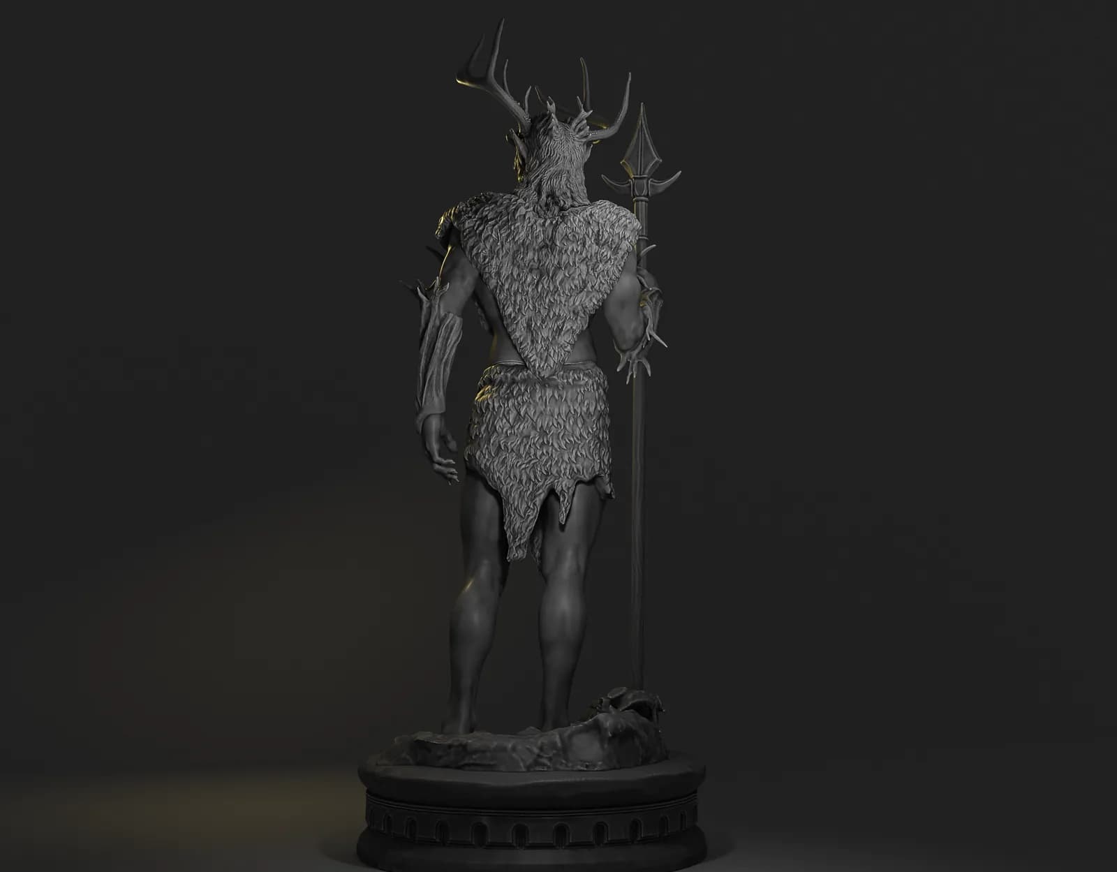 STL - Hircine, Señor de la Caza render 4
