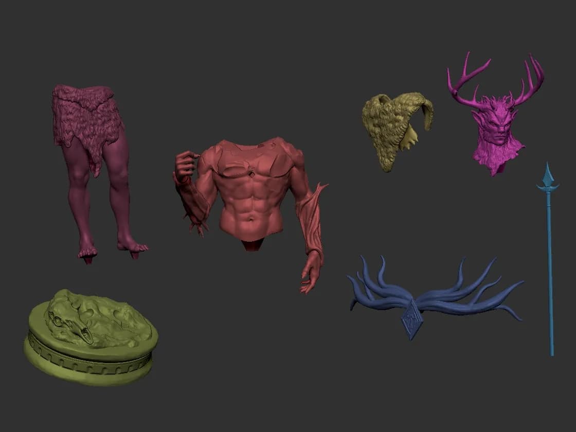 STL - Hircine, Señor de la Caza render 5