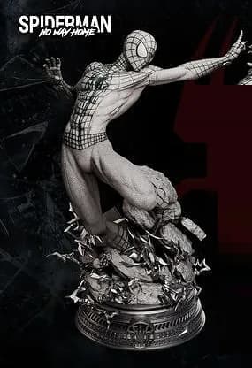 STL - Hombre Araña Maligno render 2