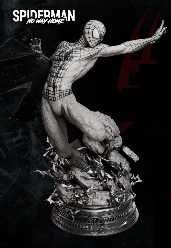 STL - Hombre Araña Maligno render 3