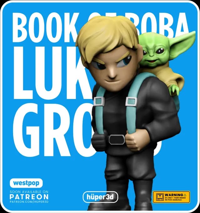 STL - hüper3d luke grogu