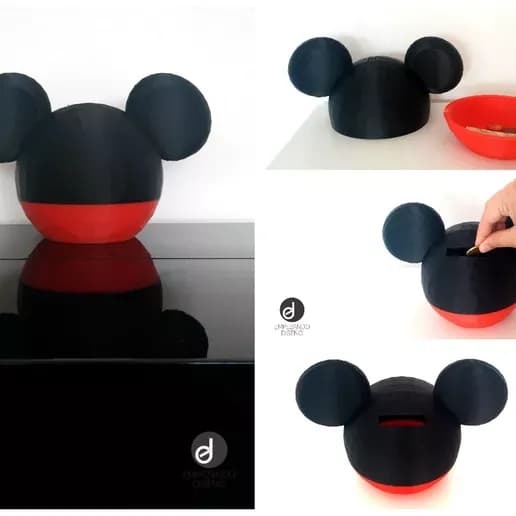 STL - Hucha Mickey Mouse