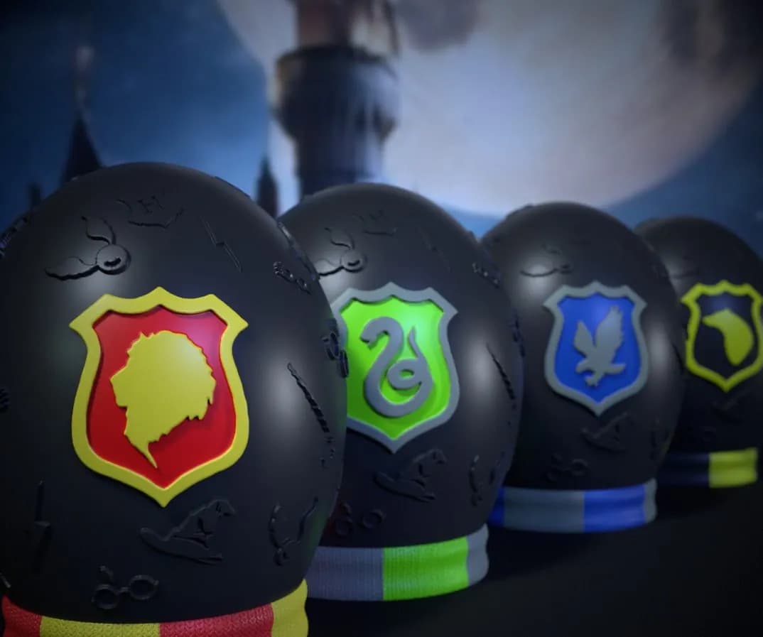 STL - Huevos de las Casas de Hogwarts