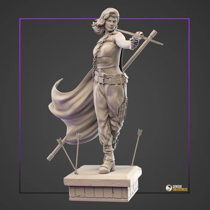 STL - huntress birds of prey render 2