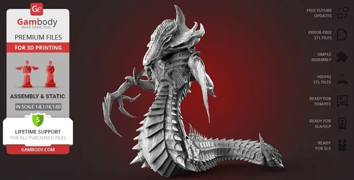 STL - hydralisk render 2