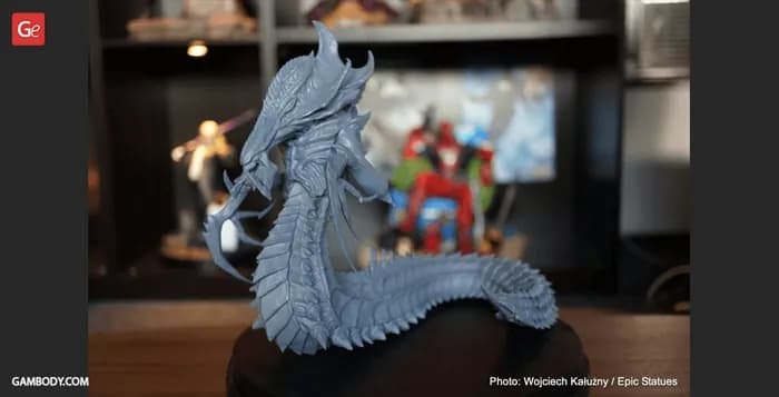 STL - hydralisk render 3