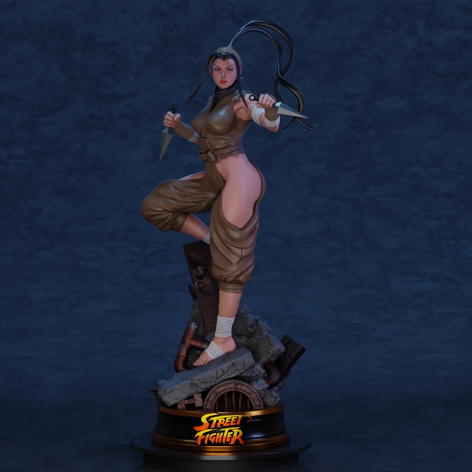 STL - Ibuki Street Fighter 2 render 2