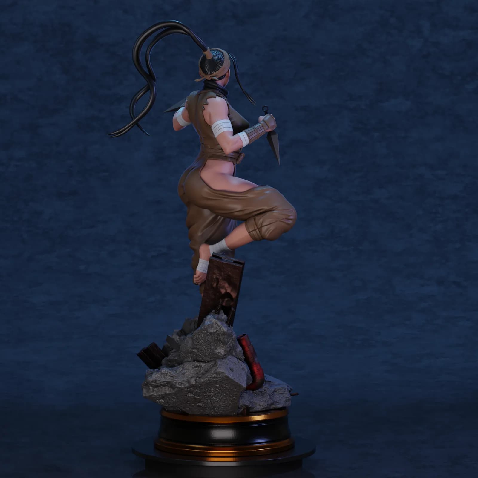 STL - Ibuki Street Fighter 2 render 4
