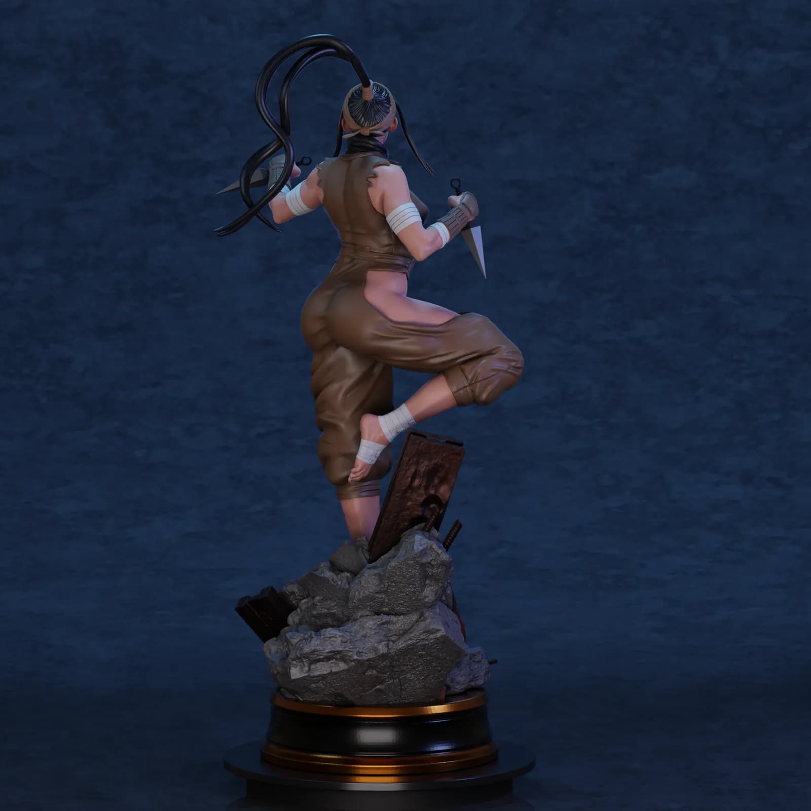 STL - Ibuki Street Fighter 2 render 5