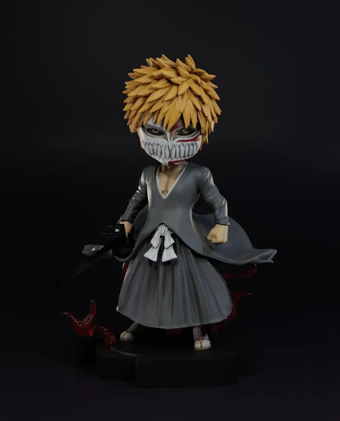 STL - ichigo kurosaki render 2