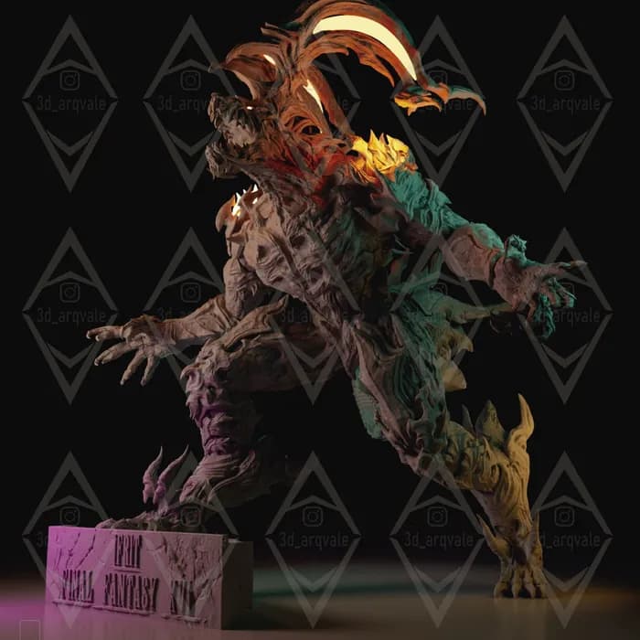 STL - ifrit ff 16 render 3