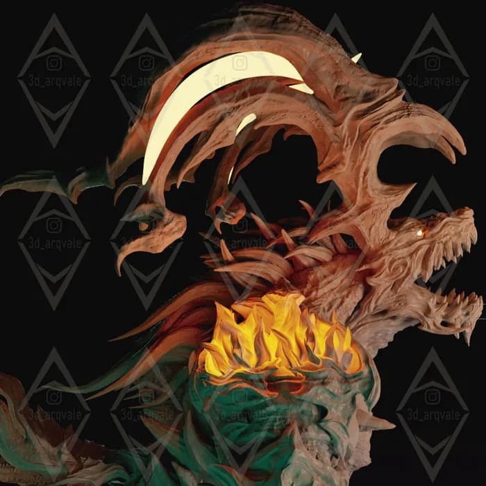 STL - ifrit ff 16 render 4