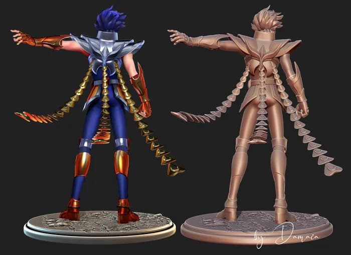 STL - Ikki de Fénix armadura