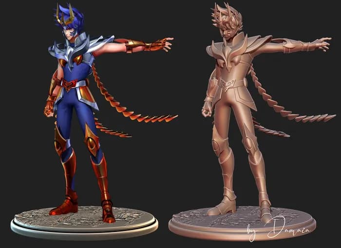 STL - Ikki de Fénix armadura