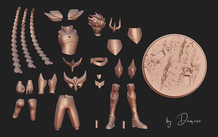 STL - Ikki de Fénix armadura