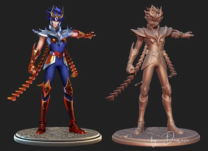STL - Ikki de Fénix armadura