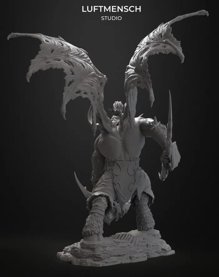 STL - illidan stormrage render 4