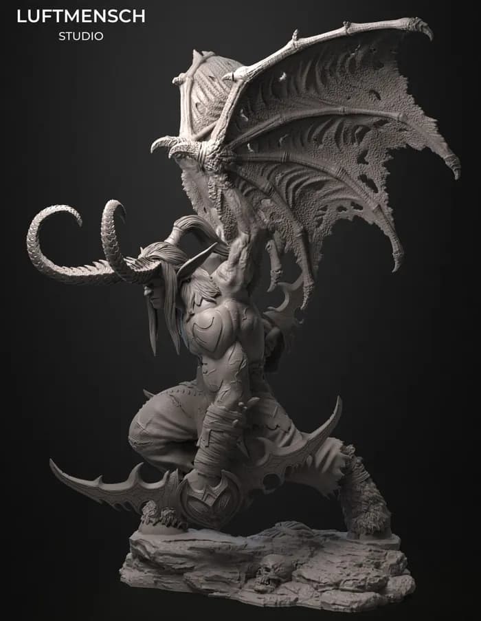 STL - illidan stormrage render 5