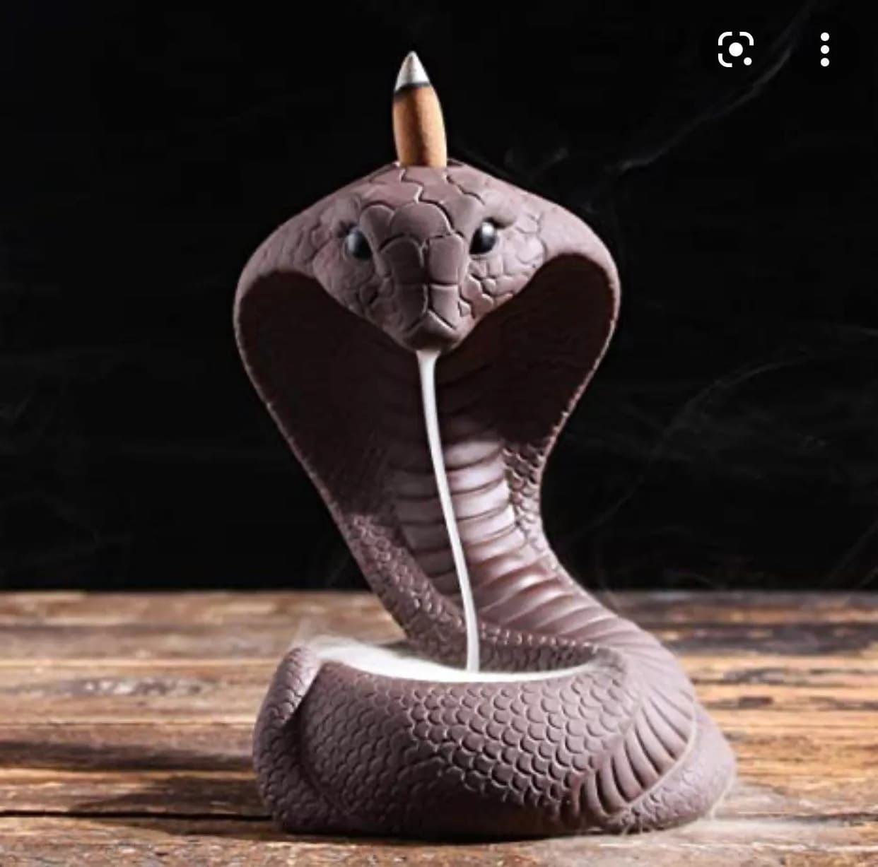 STL - Incienso de serpiente cobra render 2