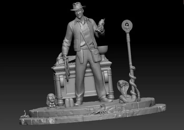 STL - indiana jones fixed stl