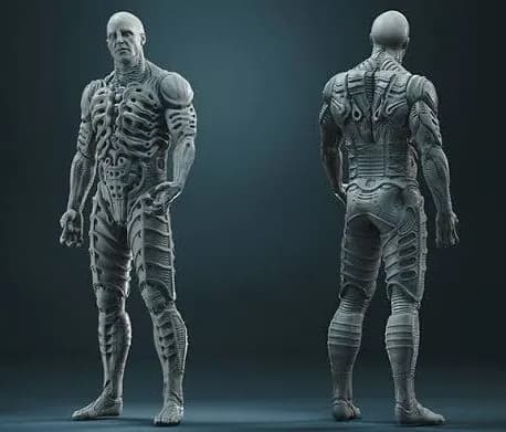 STL - Ingeniero Alien de Prometheus render 2