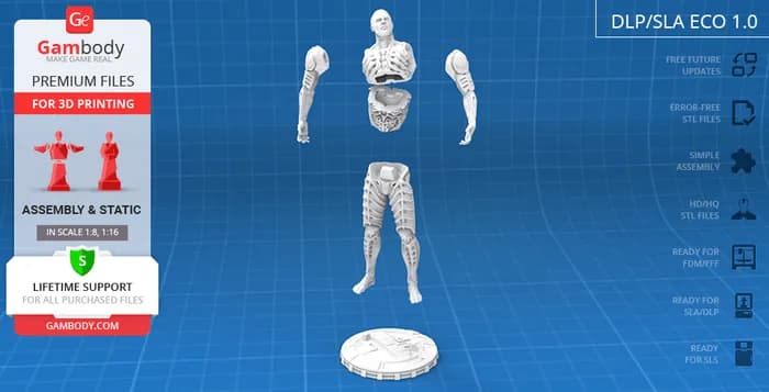 STL - Ingeniero Alien de Prometheus render 3